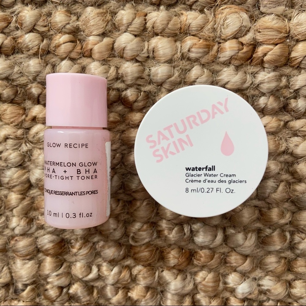 Glow Recipe + Saturday Skin Skincare Minis Set